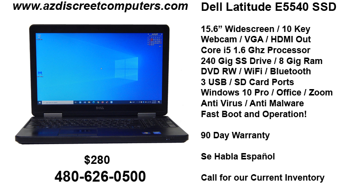 Dell Latitude E5540 SSD